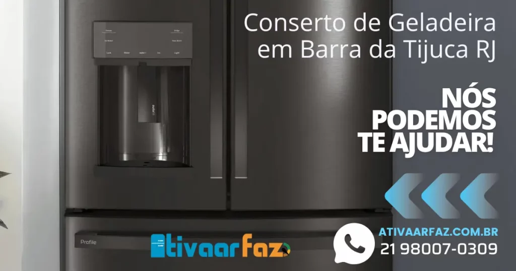 Instalação, manutenção, conserto de geladeira Barra da Tijuca RJ