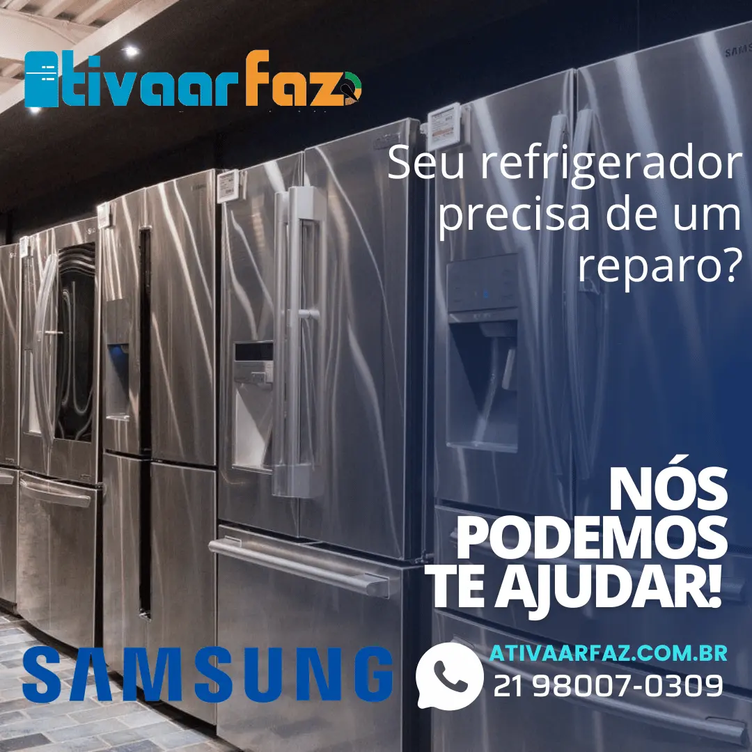 Seu refrigerador Samsung precisa de um reparo?
